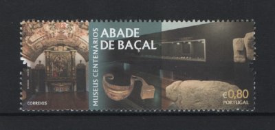 2016 - Afinsa nº 4647. Museus Centenários - Abade de Baçal. Série completa nova sem charneira. Goma original. Em boas condições.