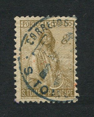 1934 - Afinsa nº 296. Ceres. Novo Tipo. Selo de 10$00 usado. Em boas condições.