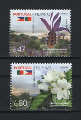 2016 - Afinsa nº 4773/4774. Portugal - Filipinas (emissão conjunta). Série completa nova sem charneira. Goma original. Em boas condições.