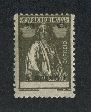 1914 - Afinsa nº 143n. Ceres. Selo de 1/4c novo SEM CHARNEIRA (**) e com goma original. Denteado 12X11 1/2, papel liso. TAXA E LEGENDAS DESLOCADAS. Em boas condições.
