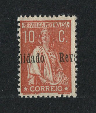 1929 - Afinsa nº 488d. Ceres com sobrecarga REVALIDADO. Selo de 10c novo SEM CHARNEIRA (**) e com goma original. SOBRECARGA DESLOCADA. Em boas condições.