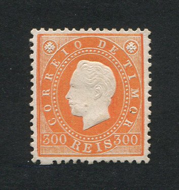 1888 - Afinsa nº 20. D. Luis I. Selo de 300 reis novo sem goma como usual. Em boas condições.