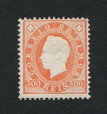 1888 - Afinsa nº 20. D. Luis I. Selo de 300 reis novo sem goma como usual. Em boas condições.