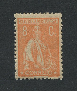 1924 - Afinsa nº 278a. Ceres. Selo de 8c novo SEM CHARNEIRA (**) e com goma original. Papel PARAFINADO, denteado 12x11 1/2. Em boas condições.