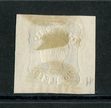 1856/8 - Afinsa nº 12. D. Pedro V. Cabelos anelados. EXEMPLAR DE LUXO. Selo de 25 reis usado. Boas margens. Em boas condições.