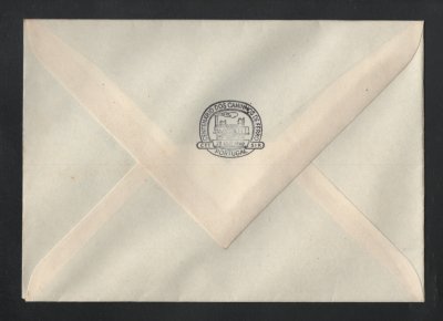 1956 - FDC Afinsa nº 821/824. Caminhos de Ferro. Carimbo do Porto. Em boas condições.