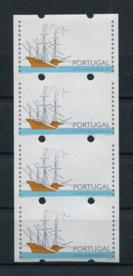 1995 - #9A - Galeão. ERRO, OMISSÃO DE VALOR. EM TIRA DE 4. Em boas condições.