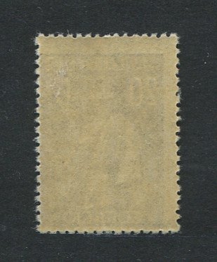 1920 - Afinsa nº 240b. Ceres. Selo de 20c novo, COM CHARNEIRA (*) e goma original. Papel liso, denteado 15x14. Em boas condições.