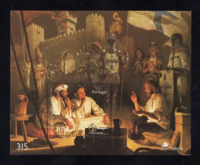 1998 - Bloco nº 204. 500 Anos da Descoberta Do Caminho Marítimo para a India (3º grupo). Novo sem charneira. Em boas condições.