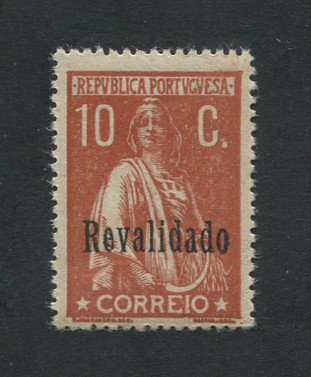 1929 - Afinsa nº 488f. Ceres com sobrecarga REVALIDADO. Selo de 10c novo SEM CHARNEIRA (**) e com goma original. DENTEADO 15X14. Em boas condições.