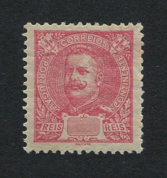 1895 - Afinsa nº 133. D. Carlos I. Selo de 75 reis novo, SEM GOMA. Sem taxa. Em boas condições.