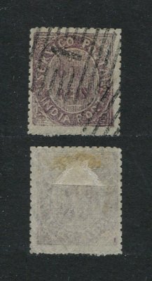 1877 - Afinsa nº 46. Nativos. Tipo IIIB. Selo de 600 reis USADO. Com CERTIFICADO DE PERITAGEM. Em boas condições.