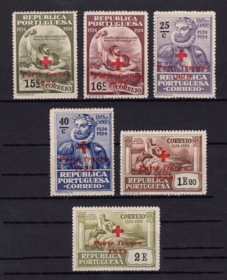 Cruz Vermelha - 1928 - Afinsa nº 11/16. Série completa nova SEM CHARNEIRA (**) e com goma original. Em boas condições.