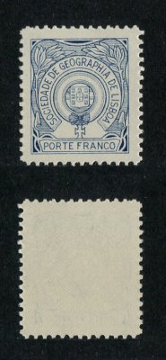 Soc. Geografia - 1935 - Afinsa nº 18A. Variedade - Cruz sobre FUNDO BRANCO. Selo novo SEM CHARNEIRA (**) e com goma original. Em boas condições.