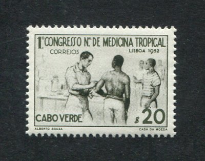 1952 - Afinsa nº 276. Medicina Tropical. Selo de $20 novo SEM CHARNEIRA (**) e com goma original. Em boas condições.
