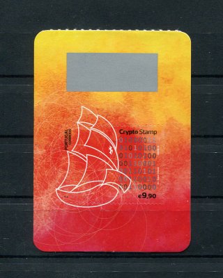 2023 - Afinsa nº 5519. CRYPTO STAMP - Caravela - SELO AUTOADESIVO. Novo sem charneira. Em boas condições.