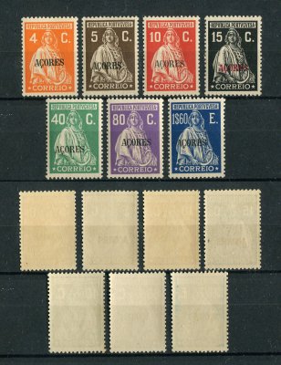 1929 - Afinsa nº 289/295. Ceres - Emissão de Londres. Série completa nova SEM CHARNEIRA (**) e com goma original. Em boas condições. (LER DESCRIÇÃO)