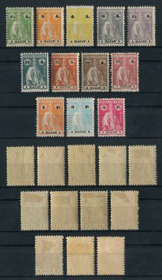 1924 - Afinsa nº  247/258. Ceres. Série completa nova, COM CHARNEIRA (*) e goma original. Em boas condições.