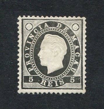 1888 - Afinsa nº 32. D. Luis I. Selo de 5 reis novo sem goma como usual. Em boas condições.