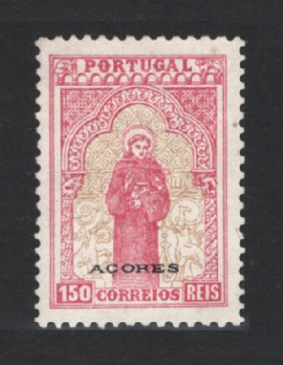 1895 - Afinsa nº 83. 7º Centenário do Nascimento de Santo António. Selo de 150 reis NOVO, SEM GOMA. Em boas condições.