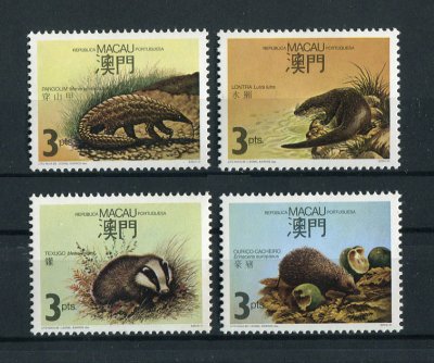 1988 - Afinsa nº 563/566. Fauna. Série completa nova SEM CHARNEIRA (**) e com goma original. ISOLADOS (ser ser em tira). Em boas condições.