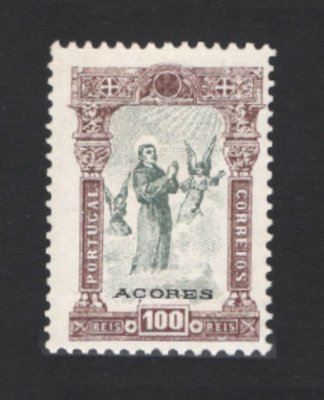 1895 - Afinsa nº 82. 7º Centenário do Nascimento de Santo António. Selo de 100 reis NOVO, SEM GOMA. Em boas condições.