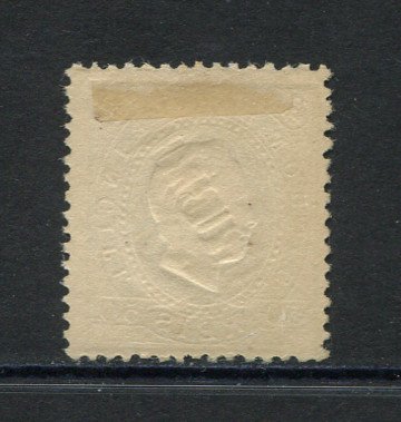 1913 - Afinsa nº 130. D. Luis I com sobrecarga local Républica. Selo de 400r/50r novo sem goma como emitido. Com CERTIFICADO DE PERITAGEM (CERTIFICATE). Em boas condições.