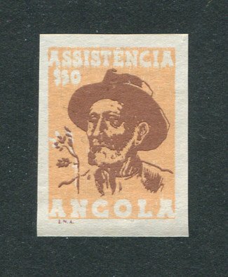 1965 - Imposto Postal nº 20. ASSISTÊNCIA. PROVA NÃO DENTEADA. Sem goma. Em boas condições.