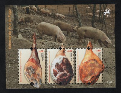 2012 - Bloco nº 476. Sabores do Ar e do Fogo (1º grupo). Novo sem charneira. Em boas condições.