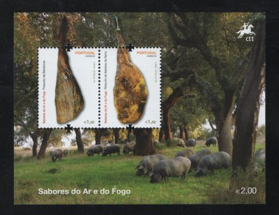 2013 - Bloco nº 480. Sabores do Ar e do Fogo (2º grupo). Novo sem charneira. Em boas condições.