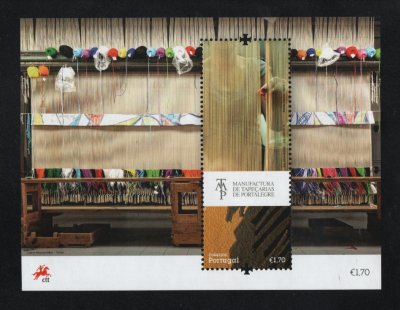 2014 - Bloco nº 518. Tapeçarias de Portalegre. Novo sem charneira. Em boas condições.