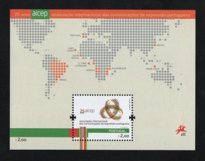 2015 - Bloco nº 524. 25 Anos do AICEP. Novo sem charneira. Em boas condições.