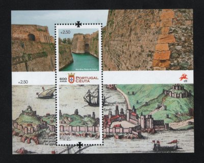 2015 - Bloco nº 541. Portugal Ceuta - 600 Anos. Novo sem charneira. Em boas condições.