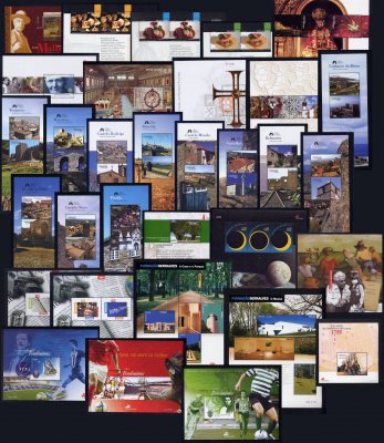 2005 - Ano Completo de Blocos. Todos os blocos emitidos neste ano, novos SEM CHARNEIRA (**). Afinsa nº 297/328. (ler descrição)