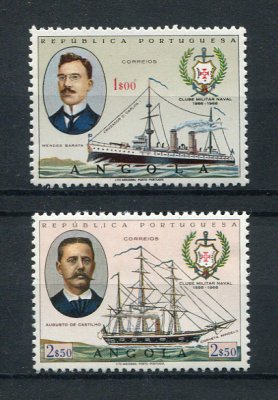 1967 - Afinsa nº 516/517. Clube Militar Naval. Série completa nova SEM CHARNEIRA (**) e com goma original. Em boas condições.