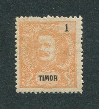 1898 - Afinsa nº 59b. D. Carlos I. Selo de 1a novo sem goma como emitido. Denteado 12 1/2. Em boas condições.