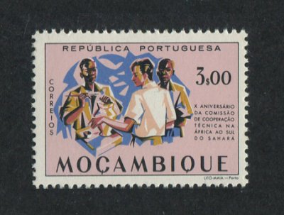 1960 - Afinsa nº 430. Comissão Técnica. Selo de 3$00 novo, COM CHARNEIRA (*) e goma original. Em boas condições.