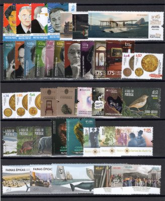 2022 -  Ano Completo. Todos os selos deste ano, novos SEM CHARNEIRA (**). Afinsa nº 5428/5510. Em boas condições. (ler descrição)