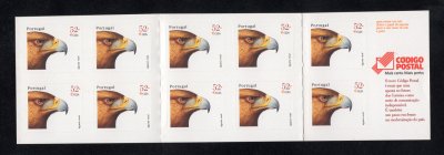 2000 - Caderneta Afinsa nº 117 - 2677. Aves de Portugal (1º grupo). Série completa nova sem charneira. Em boas condições.