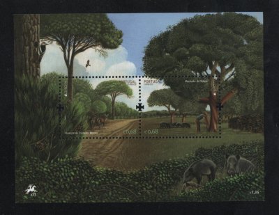 2011 - Bloco nº 439. Europa - Florestas. Novo sem charneira. Em boas condições.