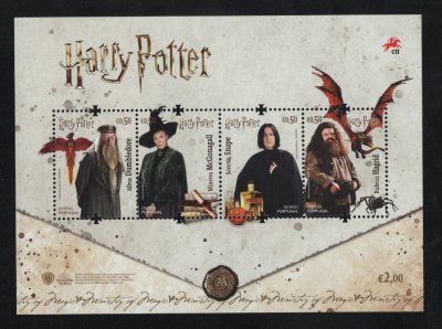 2019 - Bloco nº 620. Harry Potter. Novo sem charneira. Em boas condições.