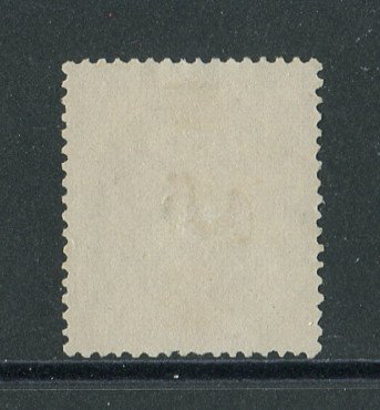 1881 - Afinsa nº 82. Coroa com sobretaxa. Selo de 6r/40r novo sem goma como emitido. Em boas condições. Com CERTIFICADO DE PERITAGEM (CERTIFICATE).