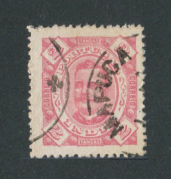1895 - Afinsa nº 144. D. Carlos I. Selo de 2T usado. Denteado 12 1/2. Em boas condições.