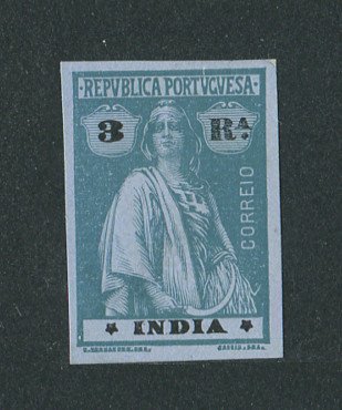 1913 - Afinsa nº 272. Ceres. PROVA NÃO DENTEADA de 3R. SEM GOMA. Em boas condições.