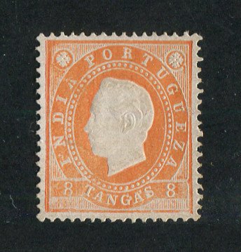 1886 - Afinsa nº 138a. D. Luis I. Selo de 8t novo sem goma. Denteado 13 1/2. Em boas condições.