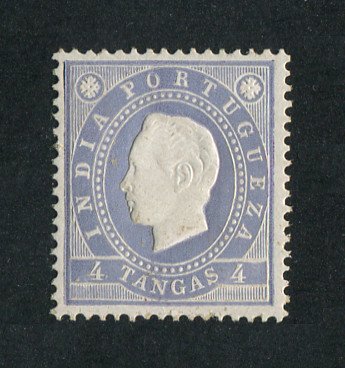 1886 - Afinsa nº 137a. D. Luis I. Selo de 4t novo COM CHARNEIRA (*) e goma original. Denteado 13 1/2. Em boas condições.