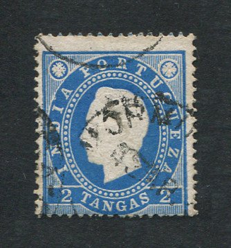 1886 - Afinsa nº 136a. D. Luis I. Selo de 2t usado. Denteado 13 1/2. Em boas condições.
