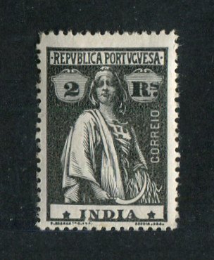 1914 - Afinsa nº 256g. Ceres. Selo de 2r novo, COM CHARNEIRA (*) e goma original. Papel esmalte, denteado 15x14. Estrelas: I-I (posição normal). Em boas condições.
