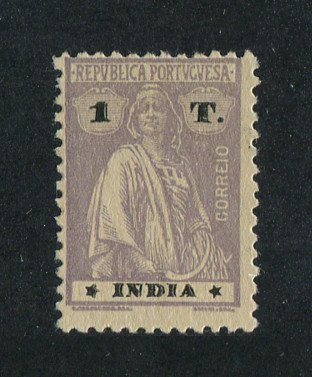 1914 - Afinsa nº 264s. Ceres. Selo de 1T novo, SEM GOMA. Papel liso, denteado 12x11 1/2. Estrelas: III-IV (posição normal). Em boas condições.