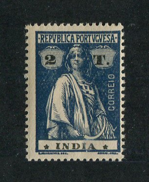 1914 - Afinsa nº 265e. Ceres. Selo de 2T novo, COM CHARNEIRA (*) e goma original. Papel pontinhado 15x14. Estrelas: I-I. Em boas condições.